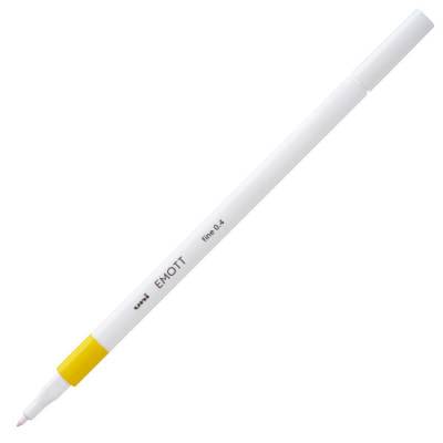 caneta-emott-uni-ball-yellow