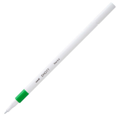 caneta-emott-uni-ball-green