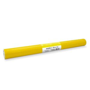 Plastico Auto Adesivo Amarelo Vmp 45x2m