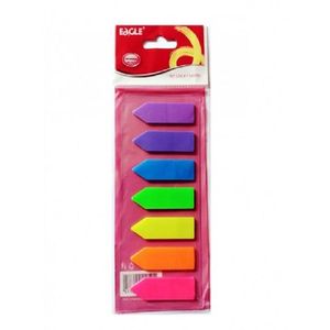 Marcador De Página Adesivo 7 Cores Neon Eagle
