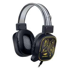 Fone Headset Gamer C3-Tech Crane Ph-G320bk  Com Microfone