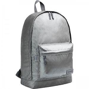 Mochila De Costas Plus West Village Metalizada Chumbo Tilibra