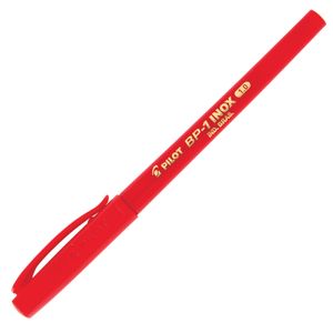 Caneta Esferográfica Pilot Super Grip Inox 1.0mm Vermelha