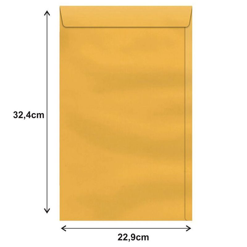envelope-de-papel-ouro-a4