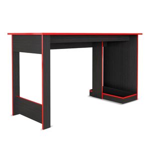 Mesa Gamer Multilaser Warrior Dalka 136x54 Preto/Vermelho