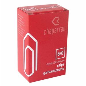 Clips N°6 Galvanizados Caixa Com 50 Unid