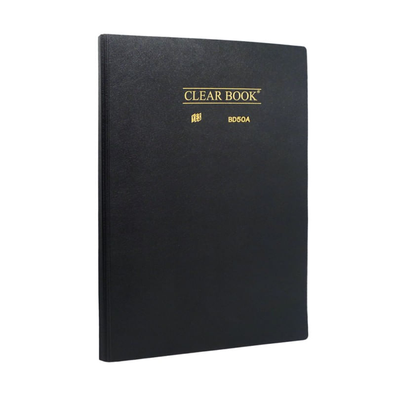 pasta-catalogo-c--50-sacos-plasticos-a4-clearbook-preto-yes