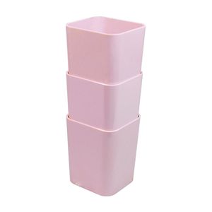 Kit Com 3 Porta Objetos Multiuso Rosa Dello