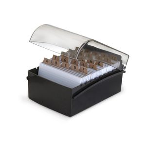 Fichário De Mesa 6x9 Preto Waleu