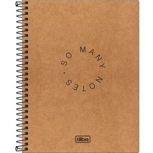 Caderno Capa Dura Colegial Kraftwork 1 Matéria 80f Tilibra