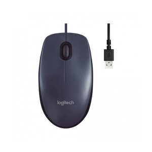 Mouse Com Fio Usb Logitech M90 Preto