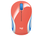 Mini-Mouse-Sem-Fio-Logitech-M187-Coral-