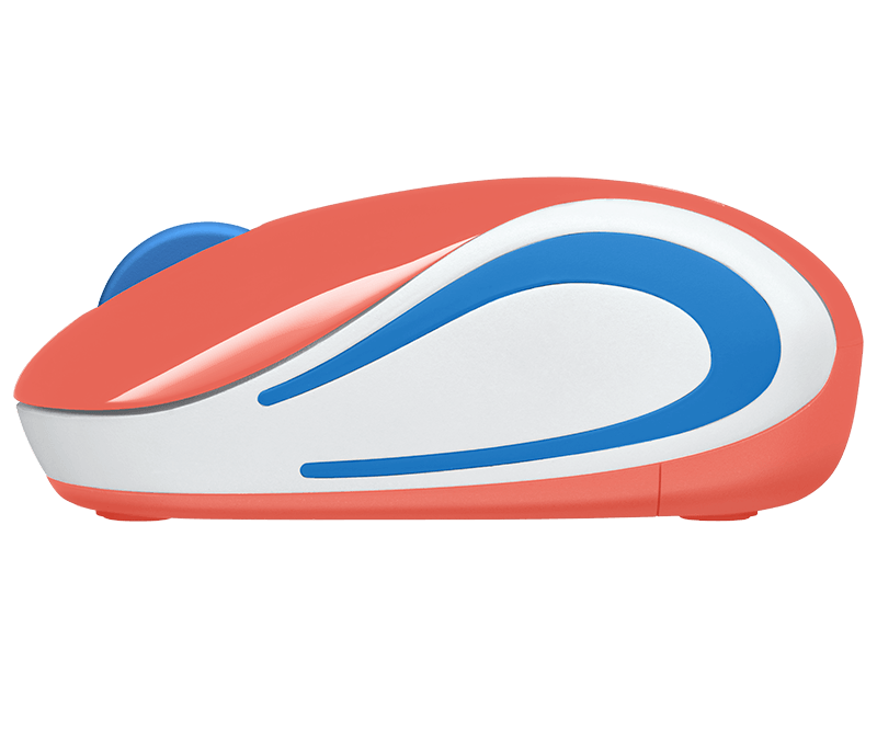 Mini-Mouse-Sem-Fio-Logitech-M187-Coral-