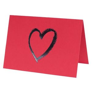 Cartão Cuore Apaixonado Vermelho Teca