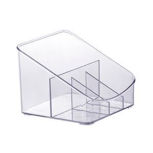 Organizador Diamond C/ Divisórias 18x17x13cm Cristal Paramount