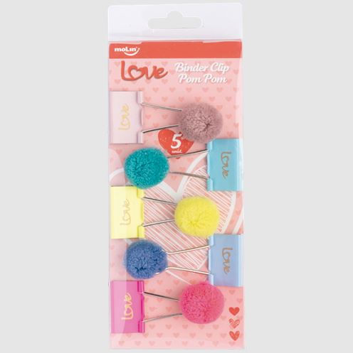 prendedor-de-papel-binder-clip-pom-pom-32mm-5-unid-molin