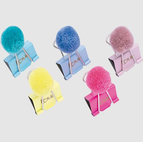 prendedor-de-papel-binder-clip-pom-pom-32mm-5-unid-molin