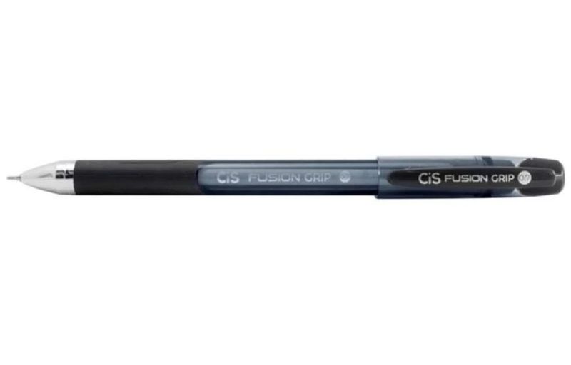 caneta-esferografica-0.7-cis-fusion-grip-preta-