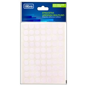 Etiqueta Adesiva Multiuso 19mm Transparente 6 Folhas 210 Unidades Tilibra