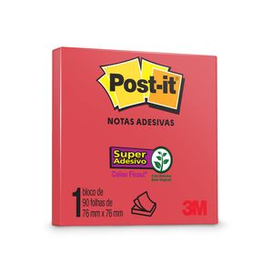 Bloco Post-It 654 76x76mm 90 Folhas Telha