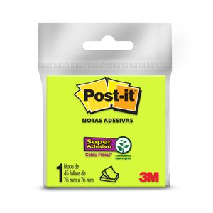 Bloco Post-It 654 76x76mm 45 Folhas Verde