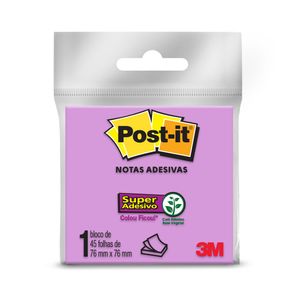 Bloco Post-It 654 76x76mm 45 Folhas Roxo
