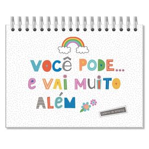 Caderno De Lettering 40F Frases Coloridas Fina Ideia
