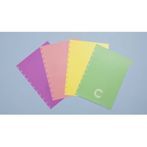 Divisórias Caderno Inteligente Pastel A5