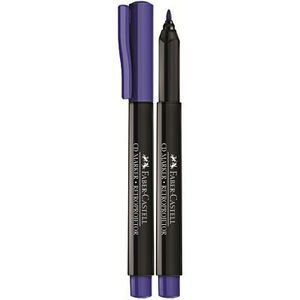 Caneta Para CD/DVD/Retroprojetor 1.0mm Azul Faber-Castell