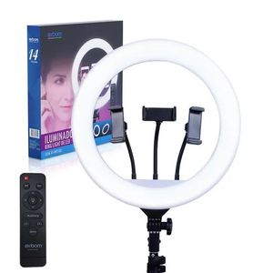 Iluminador Ring Light Bicolor 14” ILUM-R14W25RC Exbom