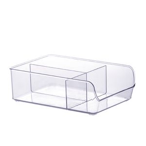 Organizador Diamond C/ Divisórias 28x18x9cm Cristal Paramount