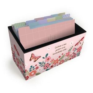Fichário De Mesa Borboletas Fina Ideia 5563