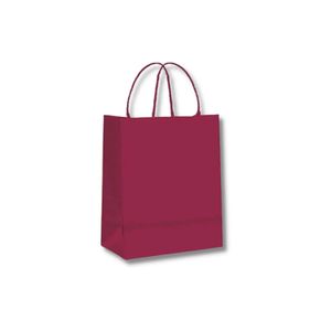 Sacola Para Presente Kraft Vinho M 33x10,5x24cm Zagarollo