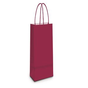 Sacola Para Garrafa Kraft Vinho 36x8,5x12cm Zagarollo
