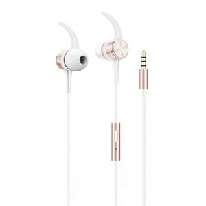 Fone De Ouvido Flex Com Fio E Microfone Rose Gold Essential Geonav ESFNRG