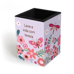 Porta Lápis Borboletas Fina Ideia 5156