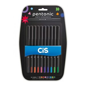 Caneta Esferográfica Pentonic 0.7mm C/ 10 Un Cis