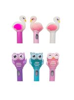 caneta-esferografica-led-flamingo-coruja-azul