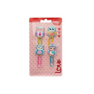 Clips Coruja 50mm Love 4un Molin