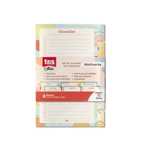 Kit De Notinhas Autoadesivas Motivarte Tris Holic 612331