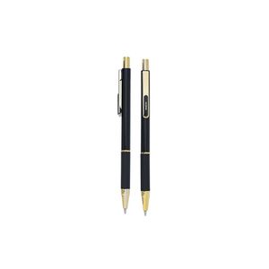 Caneta Esferográfica Retrátil Cr 45 Gold 1.0mm Preta Molin 1un