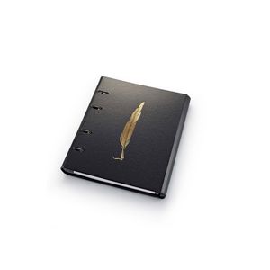 Caderno Argolado Ultra Noir Pena 17,5x24cm Ótima 4634-7