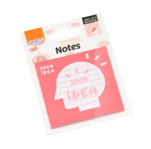 bloco-smart-notes-frame-ideia-75x75mm-coral-30fls-ba0902-brw
