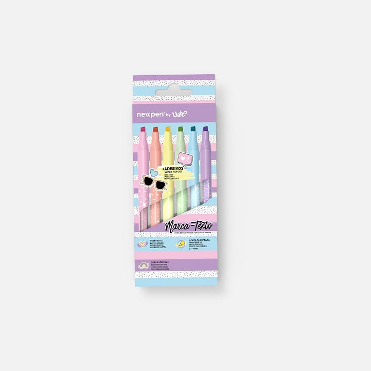 marca-texto-up-pastel-6un-newpen