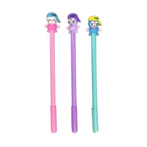 Caneta Ponta Fina 0.5mm Preta Gatinho Sortida 1un