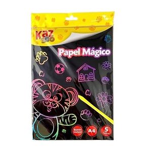 Papel Magico A4 90g 05F Kaz KZ426