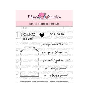 Carimbos Obrigada 9un - Lilipop Carimbos