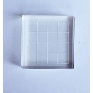 Base Para Carimbos 5x5cm Com Grade - Lilipop Carimbos