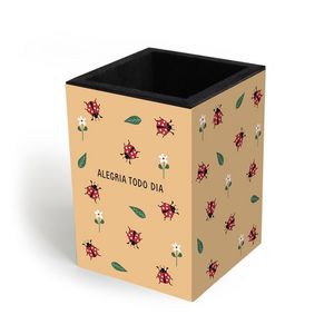 Porta Lápis Joaninha Fina Ideia 5158