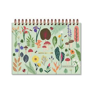 Caderno De Lettering 40F Pretas Love Garden 5358